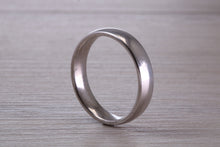 Load image into Gallery viewer, Platinum 5 mm wide Wedding Band, British Hallmarked