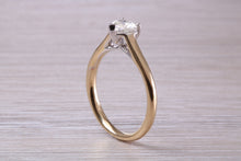 Load image into Gallery viewer, Half carat VVS 1 Grade Heart Shape Diamond Solitaire set in 18ct Gold, GIA Certified Natural Diamond, British Hallmarked