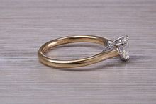 Load image into Gallery viewer, Half carat VVS 1 Grade Heart Shape Diamond Solitaire set in 18ct Gold, GIA Certified Natural Diamond, British Hallmarked