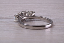 Load image into Gallery viewer, 1.50 carat Diamond set Platinum Trilogy Ring