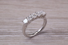 Load image into Gallery viewer, Stunning One and Quarter carat 5 Princess cut Diamonds set Platinum Ring