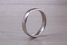 Load image into Gallery viewer, Platinum 5 mm wide Wedding Band, British Hallmarked