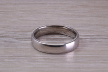 Load image into Gallery viewer, Platinum 5 mm wide Wedding Band, British Hallmarked