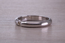 Load image into Gallery viewer, Chunky White Gold Tension set Diamond Band