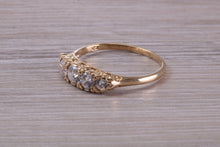 Load image into Gallery viewer, 9ct Yellow Gold C Z set Ring