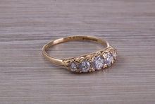 Load image into Gallery viewer, 9ct Yellow Gold C Z set Ring