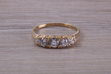 Load image into Gallery viewer, 9ct Yellow Gold C Z set Ring