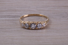 Load image into Gallery viewer, 9ct Yellow Gold C Z set Ring