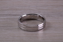 Load image into Gallery viewer, 5 mm Wide Diamond set 18ct White Gold Band