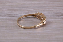 Load image into Gallery viewer, 9ct Yellow Gold C Z set Ring