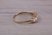 Load image into Gallery viewer, 9ct Yellow Gold C Z set Ring