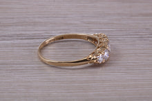 Load image into Gallery viewer, 9ct Yellow Gold C Z set Ring