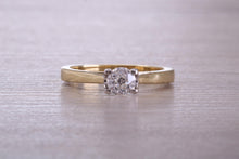 Load image into Gallery viewer, 0.40 carat Diamond set 18ct Yellow and White Gold Solitaire