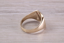 Load image into Gallery viewer, Ruby set Signet Ring, Available in Your Choice of Precious Metals, Free Engraving