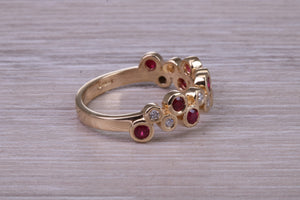 Beautiful Ruby and Diamond Eternity Ring