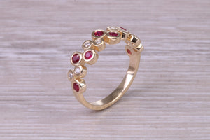 Beautiful Ruby and Diamond Eternity Ring