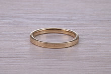 Load image into Gallery viewer, Dainty Traditional Diamond set Yellow Gold Band