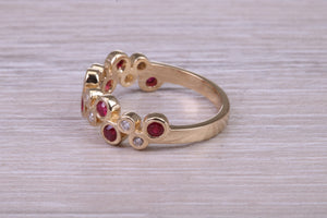 Beautiful Ruby and Diamond Eternity Ring