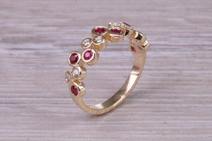 Beautiful Ruby and Diamond Eternity Ring