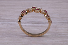 Load image into Gallery viewer, Beautiful Ruby and Diamond Eternity Ring