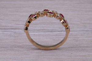 Beautiful Ruby and Diamond Eternity Ring