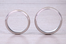 Load image into Gallery viewer, Matching Bridal His and Hers 18ct White and Yellow Gold Wedding Band
