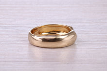 Load image into Gallery viewer, Chunky Diamond set 18ct Yellow Gold 5.50 mm Wide Ring