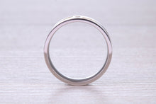 Load image into Gallery viewer, 6 mm Wide 18ct White and Rose Gold Diamond set Wedding Band