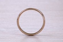 Load image into Gallery viewer, 4 mm Wide Two Tone White and Yellow Gold Wedding Band