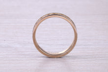 Load image into Gallery viewer, 4 mm Wide Two Tone 9ct White and Yellow Gold Wedding Band