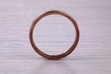 Load image into Gallery viewer, 4 mm Wide Two Tone 9ct White and Rose Gold Wedding Band