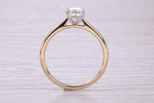 Load image into Gallery viewer, 0.61ct Square Princess Cut Diamond set in this Classic 18ct Yellow Gold Solitaire