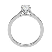 Load image into Gallery viewer, One carat D VS 1 Graded Certified Oval cut Diamond set Platinum Solitaire
