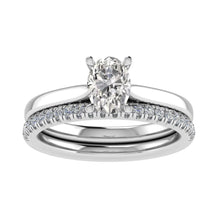 Load image into Gallery viewer, One carat D VS 1 Graded Certified Oval cut Diamond set Platinum Solitaire