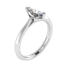 Load image into Gallery viewer, One carat D VS 1 Graded Certified Pear Drop cut Diamond set Platinum Solitaire