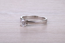 Load image into Gallery viewer, Diamond set Platinum Bridal Rings, Engagement Ring and Wedding Band