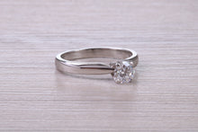 Load image into Gallery viewer, Diamond set Platinum Bridal Rings, Engagement Ring and Wedding Band