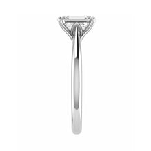 Load image into Gallery viewer, One carat D V VS 1 Graded Certified Emerald cut Diamond set Platinum Solitaire