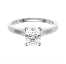 Load image into Gallery viewer, One carat D VS 1 Graded Certified Oval cut Diamond set Platinum Solitaire