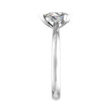 Load image into Gallery viewer, One carat D VS 1 Graded Certified Pear Drop cut Diamond set Platinum Solitaire