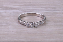 Load image into Gallery viewer, Third of a carat Traditional Diamond set Platinum Eternity Ring