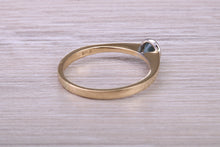 Load image into Gallery viewer, Quarter carat Round cut Alexandrite set 18ct Yellow Gold Ring