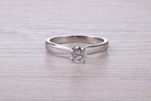 Load image into Gallery viewer, Diamond set Platinum Bridal Rings, Engagement Ring and Wedding Band