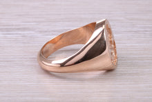 Load image into Gallery viewer, Very Large and Very Chunky Solid Gold Prince of Wales Feathers Signet Ring