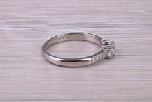 Load image into Gallery viewer, Third of a carat Traditional Diamond set Platinum Eternity Ring