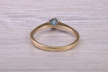 Load image into Gallery viewer, Quarter carat Round cut Alexandrite set 18ct Yellow Gold Ring