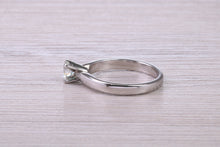 Load image into Gallery viewer, Simple and Elegant 0.36 carat Round cut Diamond set Platinum Solitaire