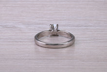 Load image into Gallery viewer, Simple and Elegant 0.36 carat Round cut Diamond set Platinum Solitaire