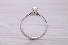 Load image into Gallery viewer, Simple and Elegant 0.36 carat Round cut Diamond set Platinum Solitaire