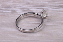 Load image into Gallery viewer, 1.47 Carat Natural Round cut Diamond set Platinum Solitaire